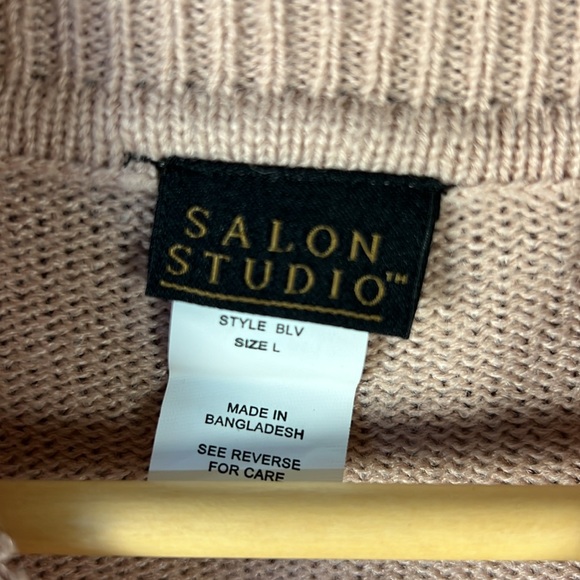 Vintage Salon Studio Grandmacore Knit Cottagecore Grandma Sweater - Picture 4 of 7